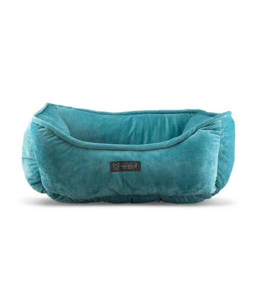 NANDOG MICRO PLUSH REVERSIBLE DOG LIGHT AQUA - 30X25 IN