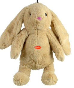 ANIMAL TREASURE RABBIT PLUSH DOG TOY 15"