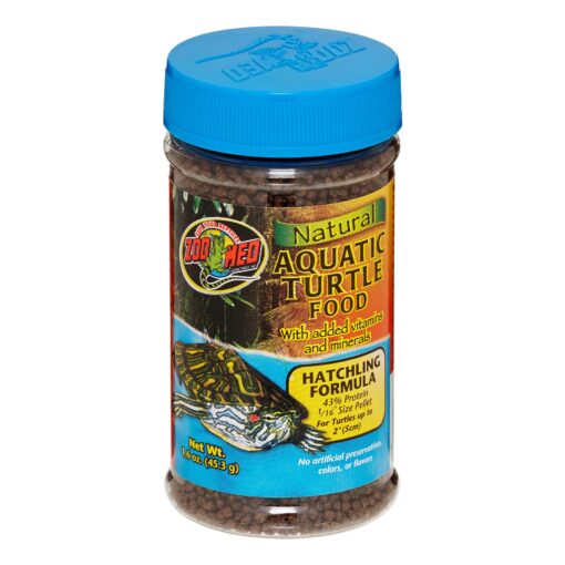 ZOOMED AQUATIC TURTLE PELLET 1.9OZ (TURTLES UP 5 CM)