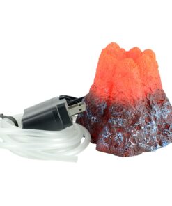 UNDERWATER TREASURES BUBBLING LED VOLCANO LG