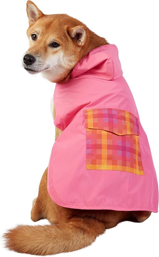 BEST FURRY FRIENDS PINK OMBRE GRAPHIC RAINCOAT