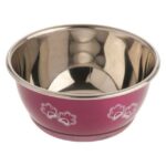 OUR PETS BOWL -DURAPET MAGENTA MEDIUM