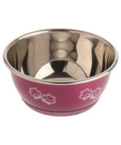 OUR PETS BOWL -DURAPET MAGENTA MEDIUM