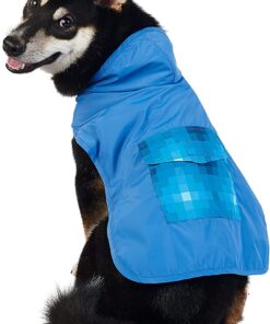 BEST FURRY FRIENDS BLUE OMBRE GRAPHIC RAINCOAT