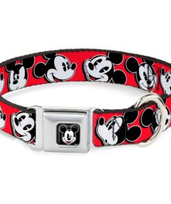 BUCKLE DOWN DOG COLLAR - MICKEY MOUSE EXPRESSIONS