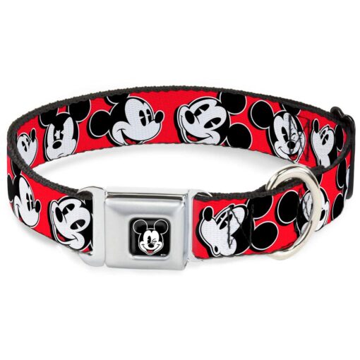 BUCKLE DOWN DOG COLLAR - MICKEY MOUSE EXPRESSIONS