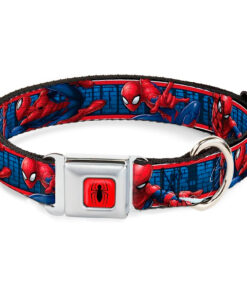 BUCKLE DOWN DOG COLLAR - SPIDER MAN 3 ACTION POSES