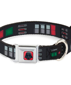 BUCKLE DOWN DOG COLLAR - STAR WARS DARTH VADER UTILITY BELT BOUNDING3