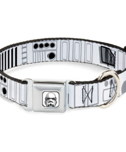 BUCKLE DOWN DOG COLLAR - STAR WARS STORMTROOPER UTILITY BELT2 BOUNDING