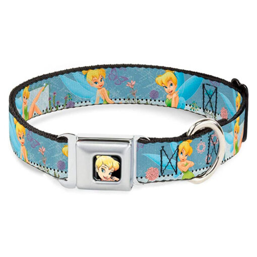 BUCKLE DOWN DOG COLLAR - TINKER BELL POSES