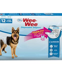 FOUR PAWS WEE WEE DISPOSABLE DOG DIAPERS L/XL 12 PK