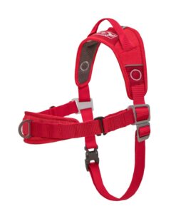 KURGO Walk About No-Pull Harness - Chili and Barn Red - Large