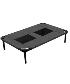 LUCKY DOG GREY COMFORT ELEVATED PET BED