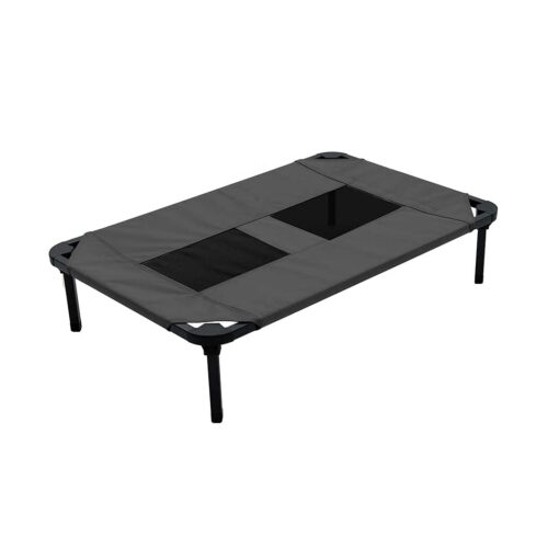 LUCKY DOG GREY COMFORT ELEVATED PET BED