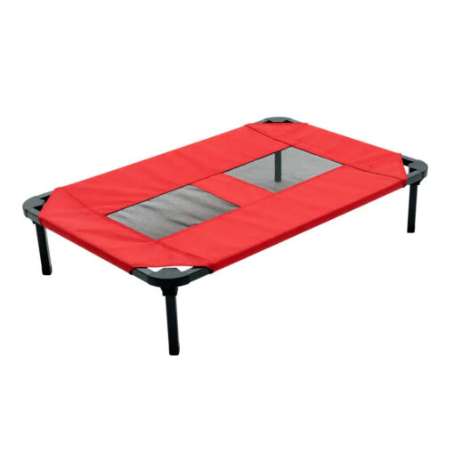 LUCKY DOG RED COMFORT ELEVATED PET BED