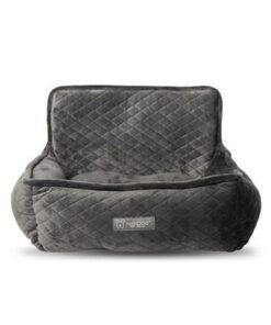 NANDOG CAR SEAT QUILTED  DARK GRAY LARGE