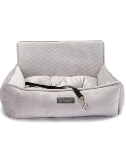 NANDOG CAR SEAT QUILTED LIGHT GRAY LARGE