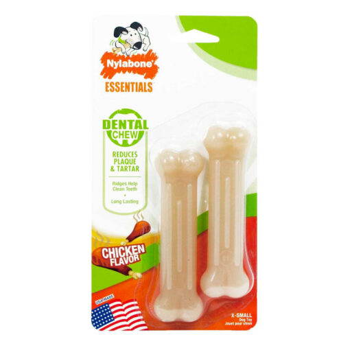 NYLABONE DAILY DENTAL DURABLE CHEW TWIN PACK XS