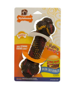 NYLABONE FLAVOR FRENZY DAC - BACON CHEESEBURGER REGULAR