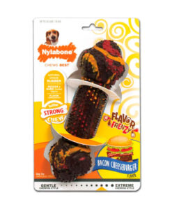 NYLABONE FLAVOR FRENZY DAC-BACON CHEESEBURGER MEDIUM