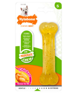 NYLABONE MODERATE CHEW CHICKEN BLISTER CARD REGULAR