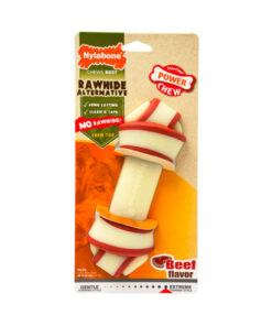 NYLABONE POWER CHEW RAWHIDE ALTERNATIVE KNOT BONE GIANT