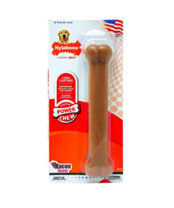 NYLABONE POWER CHEW BACON BLISTER CARD GIANT