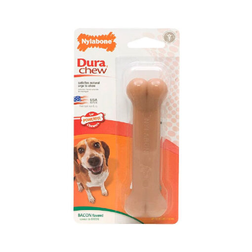 NYLABONE POWER CHEW BACON BLISTER CARD WOLF