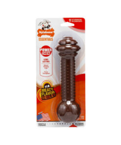 NYLABONE POWER CHEW MEATY FLAVOR MEDLEY BARBELL LARGE