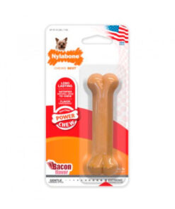 NYLABONE PUPPY CHEW BACON BLISTER CARD PETITE