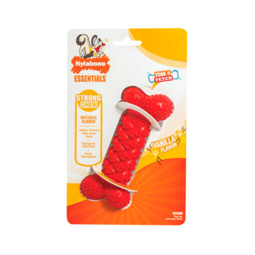 NYLABONE NATURAL RUBBER VAINILLA FLAVOR SMALL