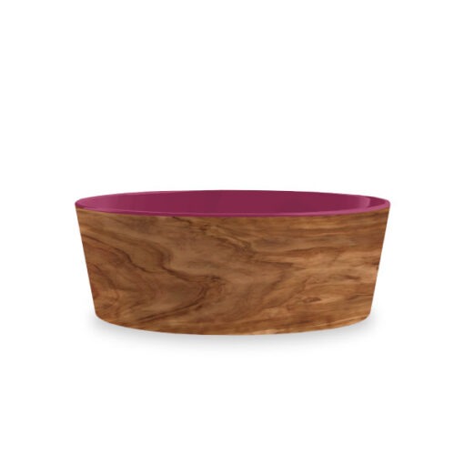 OUR PETS BOWL -DURAPET MAGENTA MEDIUM - Image 2