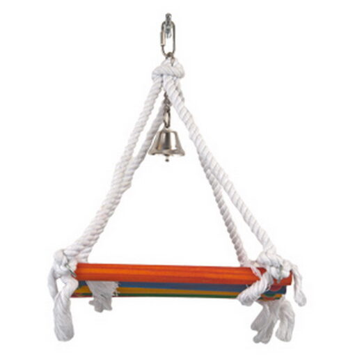 PENN PLAX ROPE & WOOD HANGING SWING