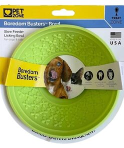 PET ZONE BOREDOM BUSTERS GREEN BOWL