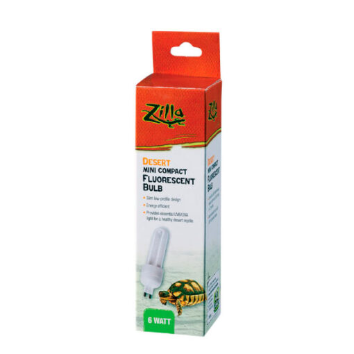 ZILLA MINI COMPACT FLUORESCENT DESERT BULBS 6W