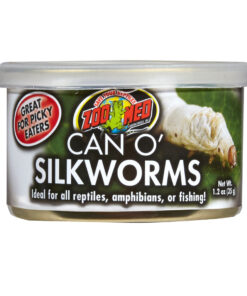 ZOOMED CAN O SILKWORMS