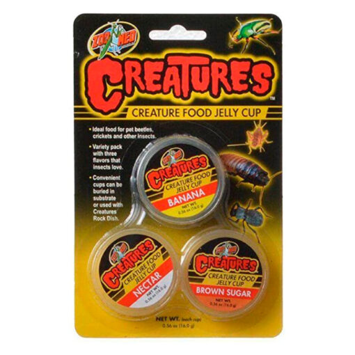ZOOMED CREATURES FOOD JELLY CUP 3PK