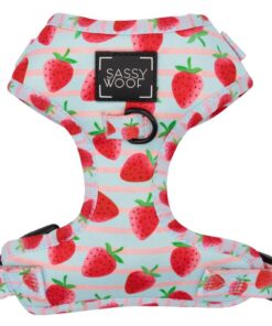 SASSY WOOF AJUSTABLE HARNESS I WOOF YOU BERRY MUCH