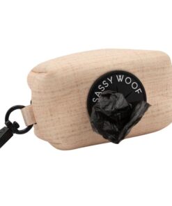 SASSY WOOF WASTE BAG HOLDER PINOT