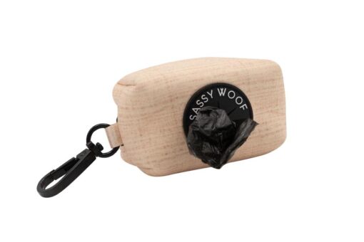 SASSY WOOF WASTE BAG HOLDER PINOT