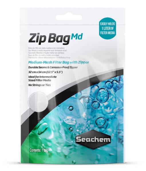 SEACHEM ZIP BAG MALLA MEDIUM