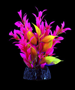 Planta artificial Glo Hygro Pink Small de Underwater Treasure para acuarios.