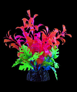 Planta artificial Glo Bacopa Pink Small de Underwater Treasure, ideal para decorar acuarios.