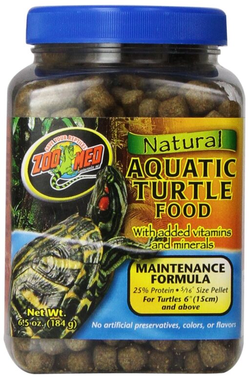 ZOOMED NATURAL AQUATIC TURTLE FOOD MAINTENANCE 15 CM 6.5 OZ