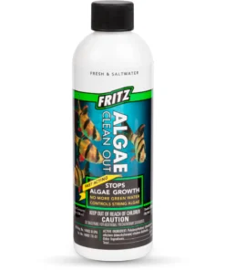 FRITZ ALGAE CLEAN OUT 8OZ - Eliminador de algas para acuarios, mejora la calidad del agua.