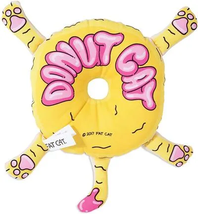 PETMATE FAT CAT FOODIES DONUT DOG TOY - Imagen 2