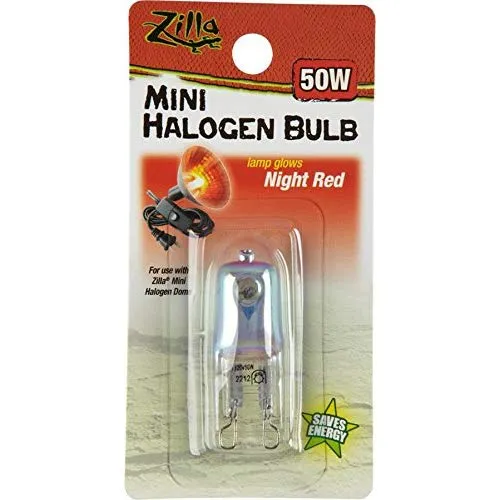 ZILLA MINI HALOGEN NIGHT RED 50 WATTS