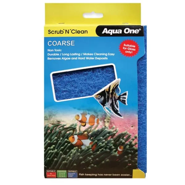 AQUA ONE ALGAE PAD COARSE SM