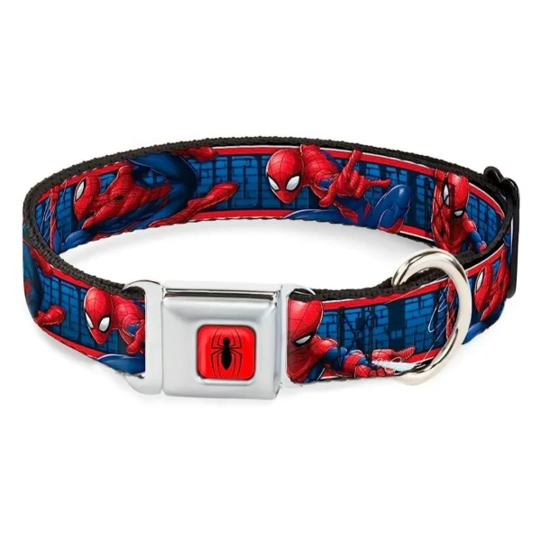 BUCKLE DOWN DOG COLLAR - SPIDER MAN 3 ACTION POSES