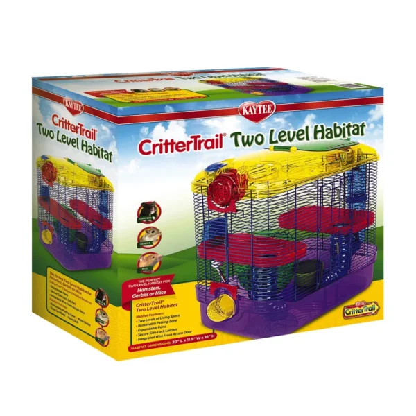 KAYTEE CRITTERTRAIL 2 LEVEL HABIT - Imagen 3